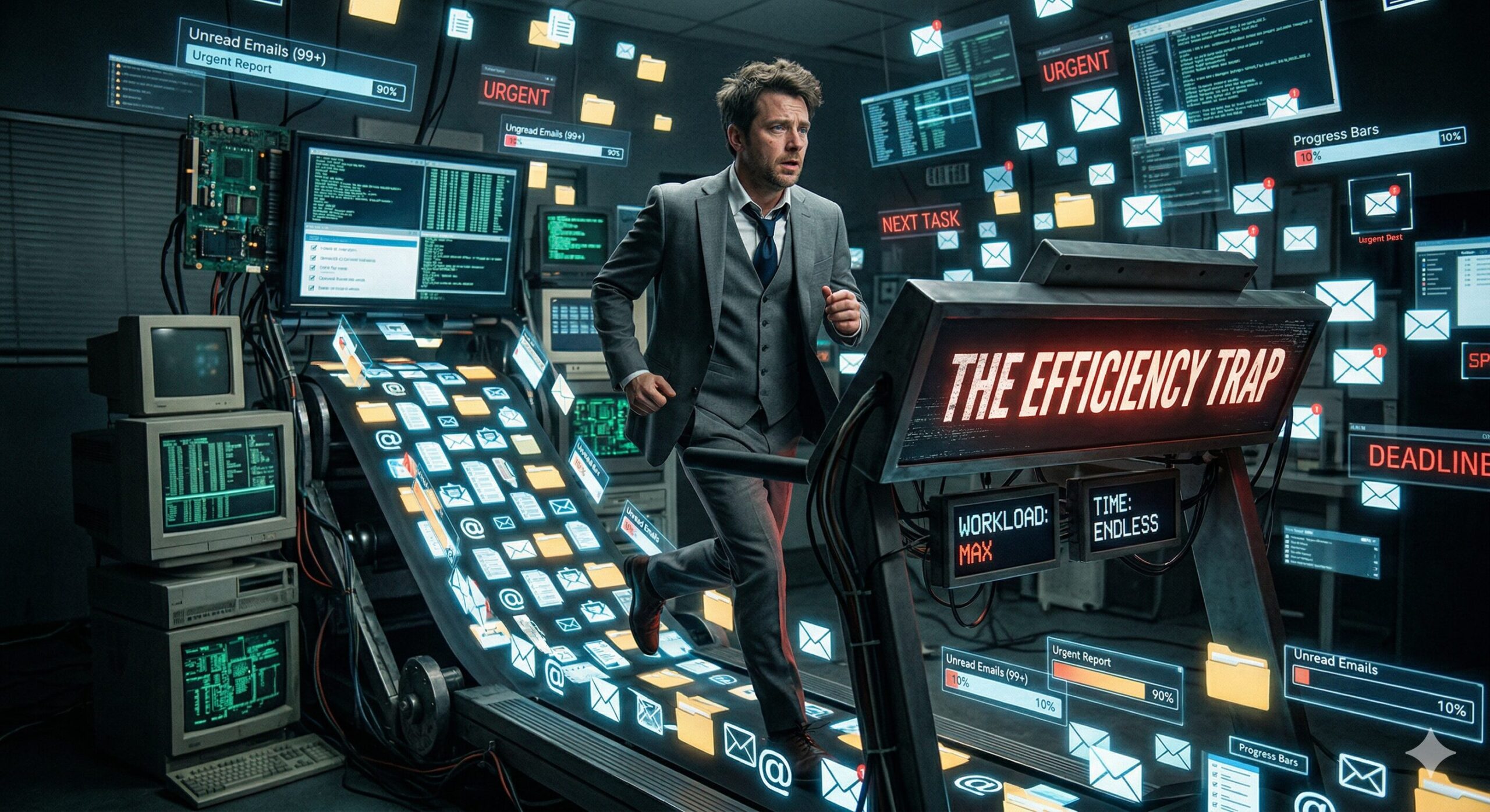 효율성의 함정에 빠진 직장인