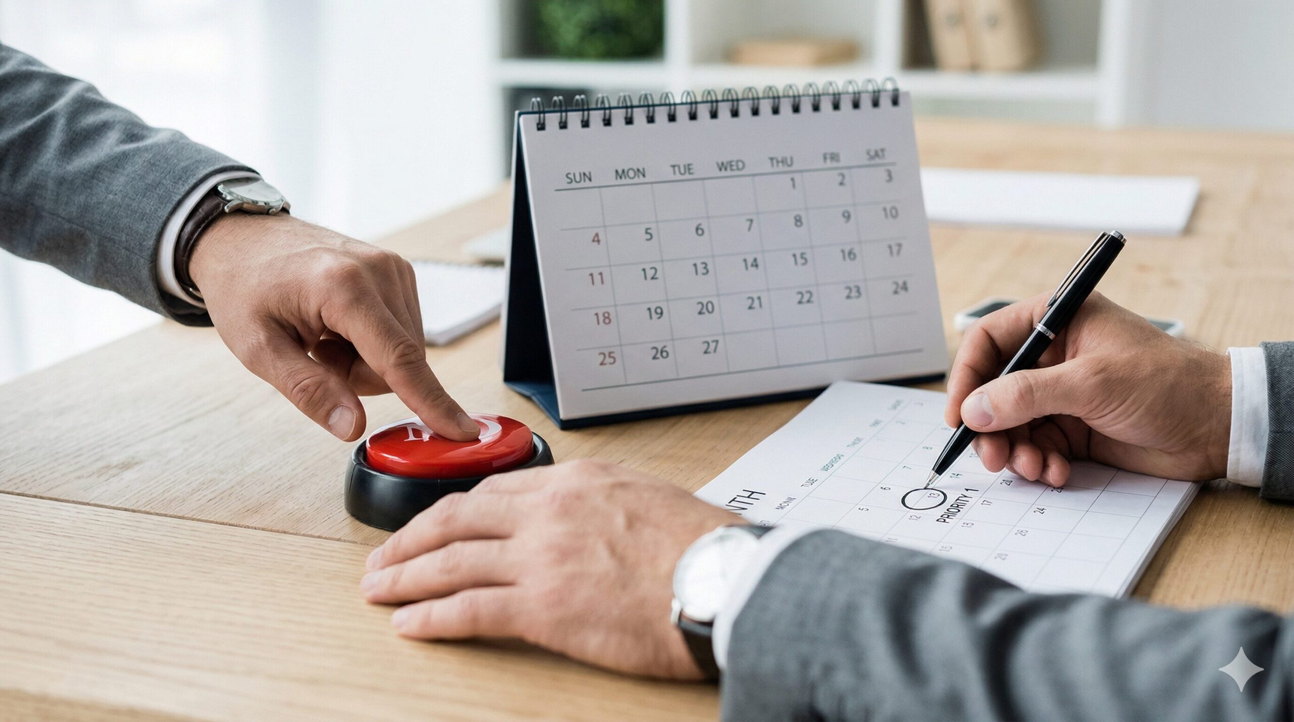 단호하게 거절하고 핵심에 집중하는 모습